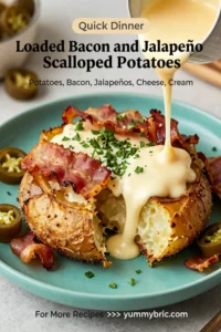 Scalloped Potatoes: Loaded Bacon and Jalapeño Scalloped Potatoes in 40 Minutes