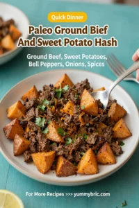 Paleo Ground Beef And Sweet Potato Hash