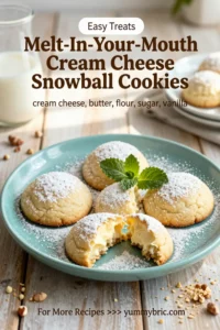 Melt-In-Your-Mouth Cream Cheese Snowball Cookies