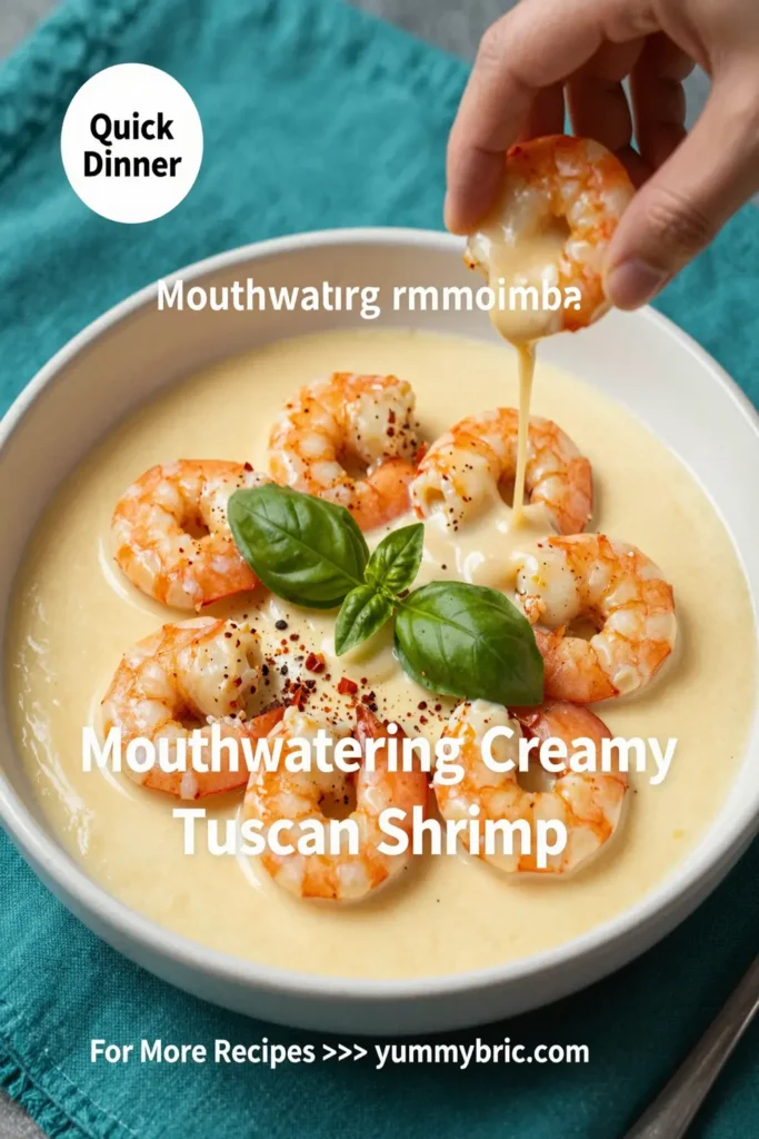 Mouthwatering Creamy Tuscan Shrimp