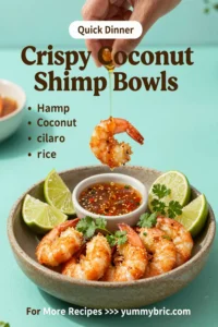 Crispy Coconut Shrimp Bowls