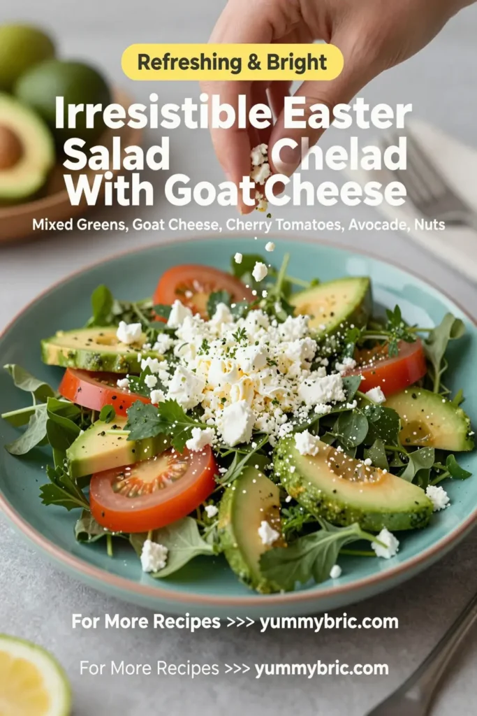 Irresistible Easter Salad With Goat Cheese