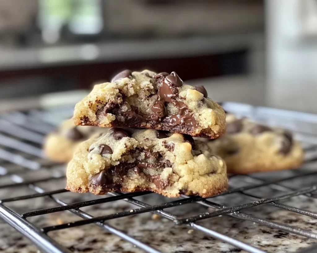 Chocolate Chip Cookies: Nutella Stuffed Chocolate Chip Cookies in 30 Minutes