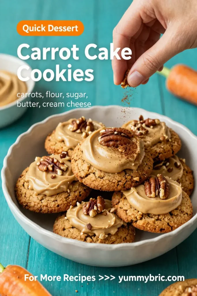 Carrot Cake Recipe: Carrot Cake Cookies With Brown Butter Cream Cheese Frosting in 25 Minutes