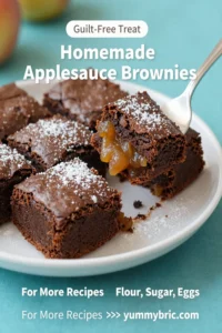 Homemade Applesauce Brownies
