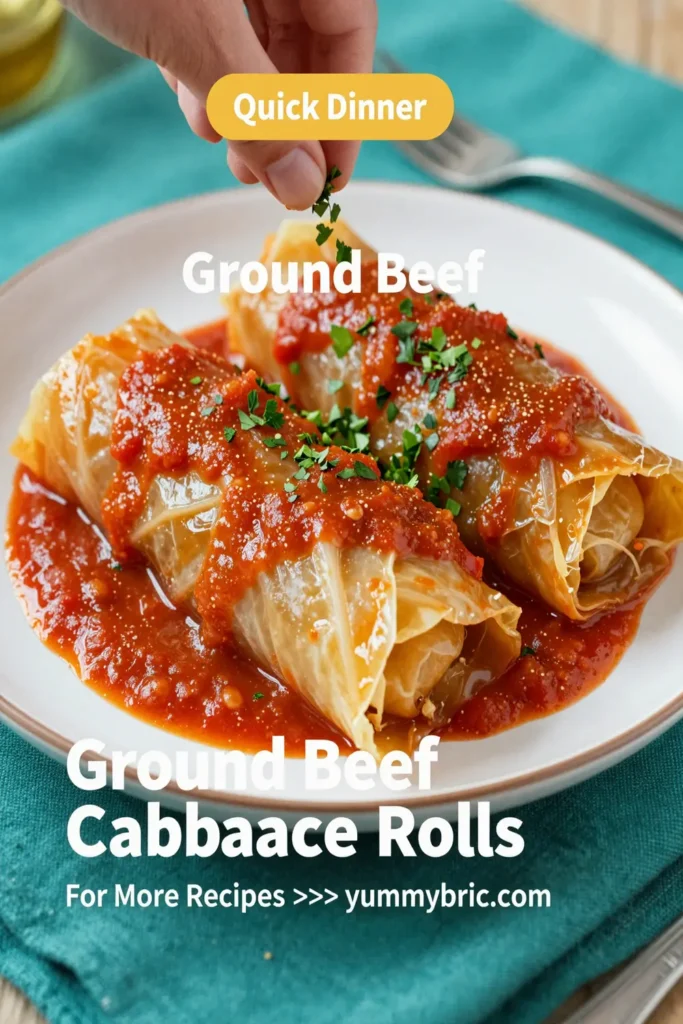 Ground Beef Unstuffed Cabbage Rolls