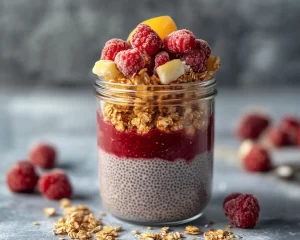 Breakfast Ideas: Overnight Chia Pudding Breakfast Jars in 5 Minutes