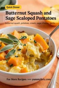 Scalloped Potatoes: Butternut Squash and Sage Scalloped Potatoes in 40 Minutes