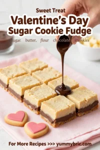 Valentine's Day Sugar Cookie Fudge