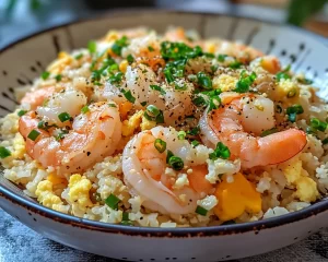 Healthy Dinner Recipes: Cauliflower Fried Rice With Shrimp and Eggs in 20 Minutes