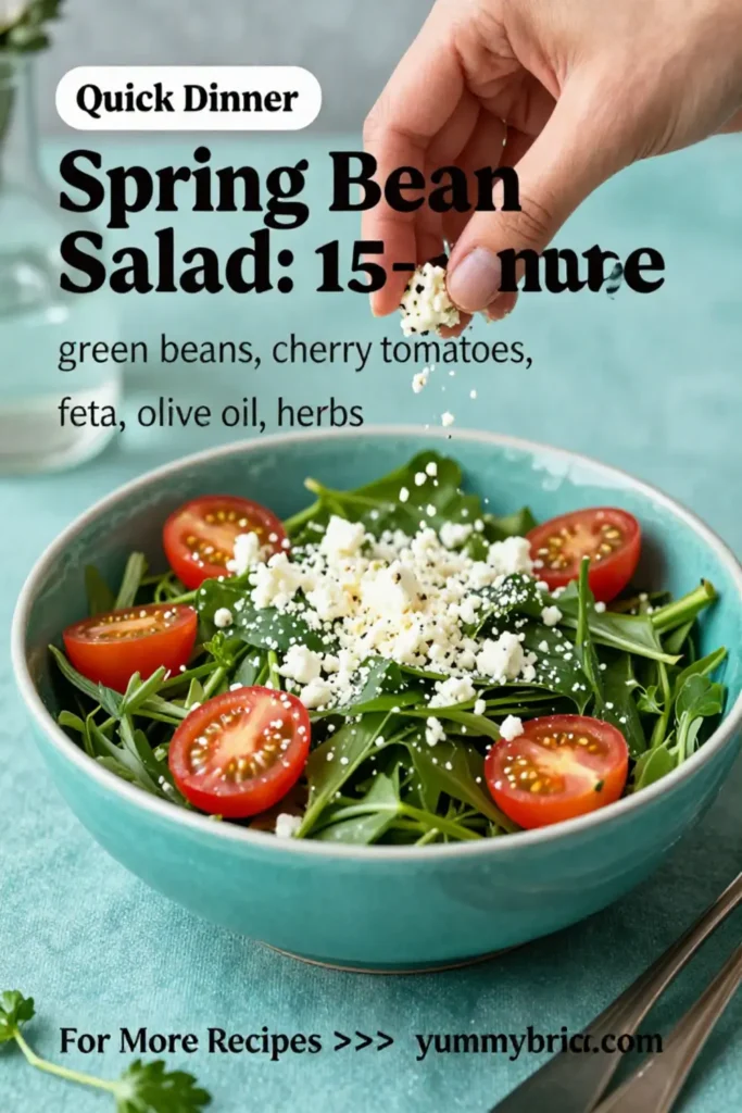 Spring Bean Salad: 15-Minute Healthy Freshness Delight