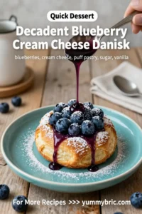 Decadent Blueberry Cream Cheese Danish