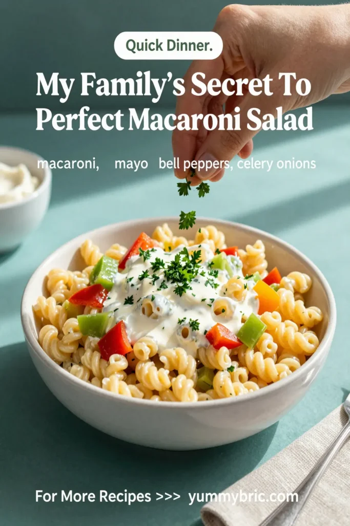 My Family'S Secret To The Perfect Macaroni Salad!