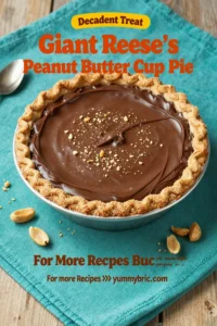 Giant Reese’s Peanut Butter Cup Pie