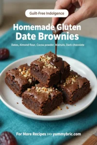 Homemade Gluten Free Date Brownies