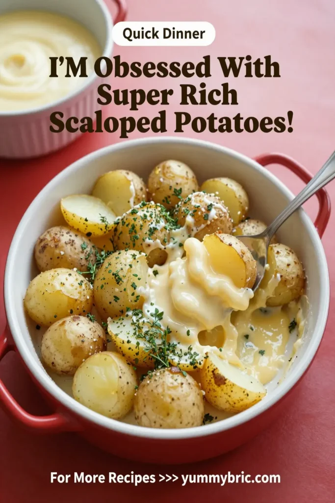 I'M Obsessed With Super Rich Scalloped Potatoes!