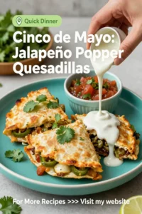 Cinco de Mayo: Jalapeño Popper Quesadillas for Cinco de Mayo in 15 Minutes