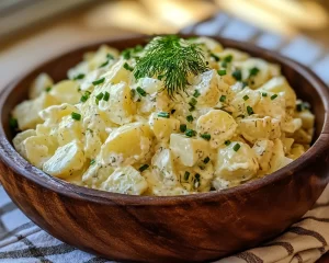Potato Salad: Dill Pickle and Egg Classic Potato Salad in 25 Minutes