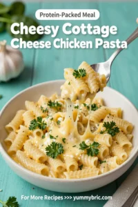 Cheesy Cottage Cheese Chicken Pasta