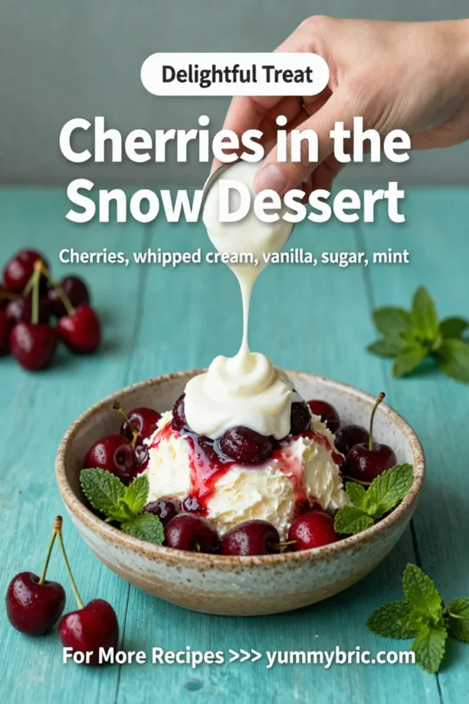 Cherries in the Snow Dessert