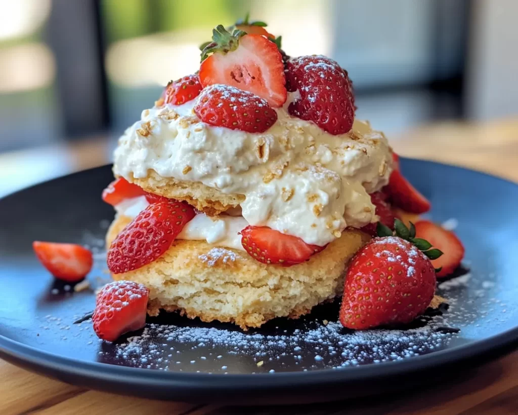 Strawberry Shortcake: Gluten Free Strawberry Shortcake With Almond Flour Biscuits in 30 Minutes