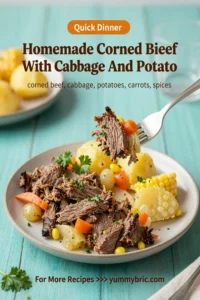 Homemade Corned Beef With Cabbage And Potato