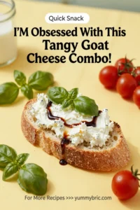 I'M Obsessed With This Tangy Goat Cheese Combo!