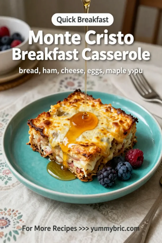 Monte Cristo Breakfast Casserole
