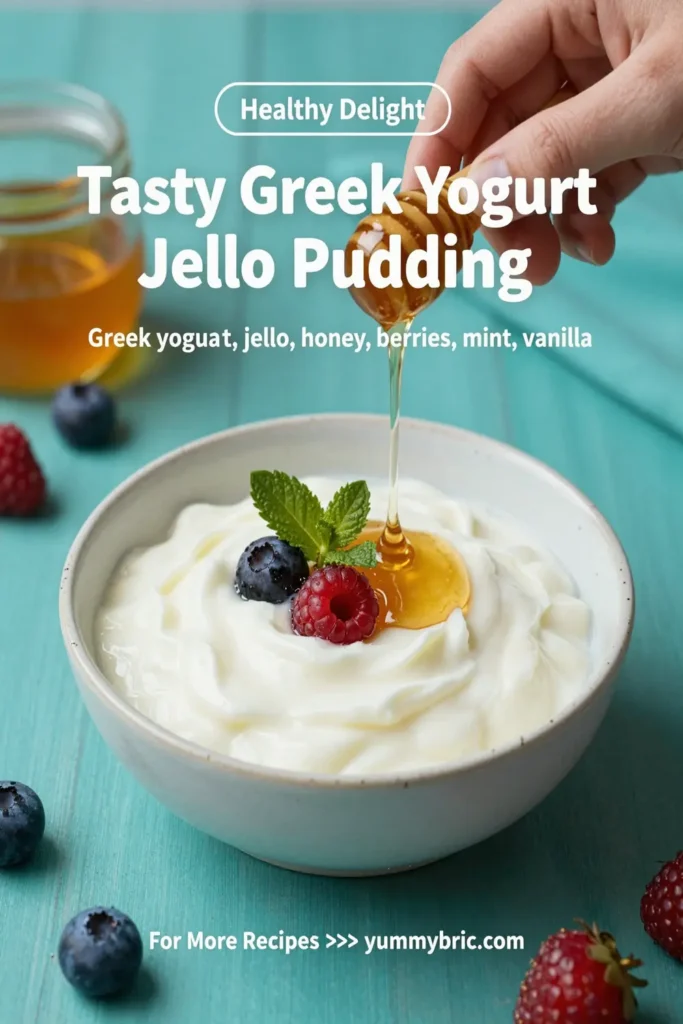 Tasty Greek Yogurt Jello Pudding