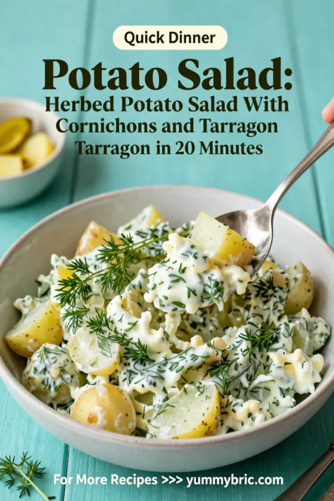 Potato Salad: Herbed Potato Salad With Cornichons and Tarragon in 20 Minutes