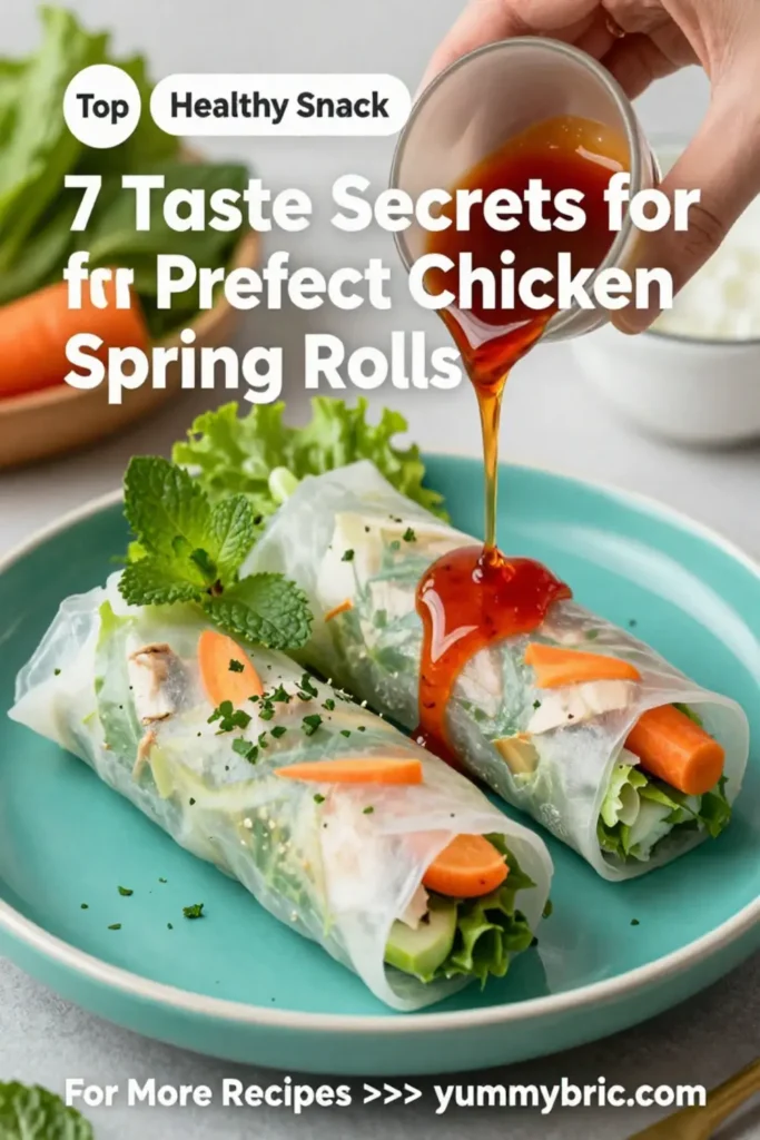 7 Tasty Secrets for Perfect Chicken Spring Rolls Using Rice Paper