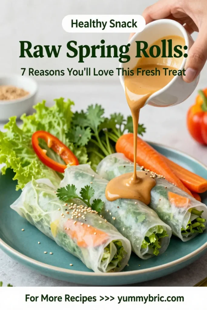 Raw Spring Rolls: 7 Reasons You'll Love This Fresh Treat