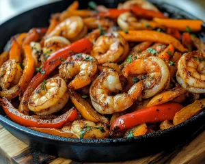 Easy Recipes: One Pan Shrimp Fajitas With Bell Peppers in 20 Minutes