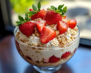 Strawberry Shortcake: Strawberry Shortcake Overnight Oats With Vanilla in 5 Minutes