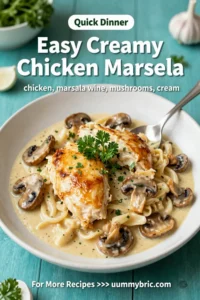 Easy Creamy Chicken Marsala