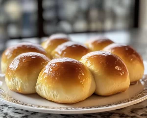Easter Side Dishes: Glazed Honey Butter Dinner Rolls for Easter in 25 Minutes