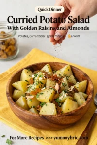 Potato Salad: Curried Potato Salad With Golden Raisins and Almonds in 20 Minutes