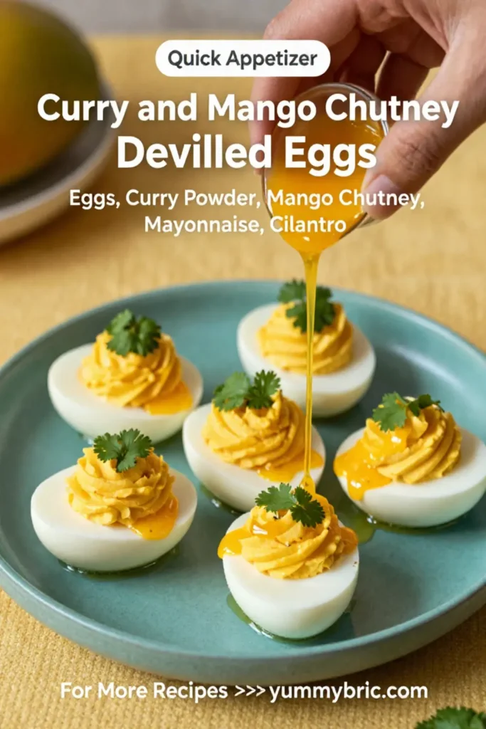 Deviled Eggs: Curry and Mango Chutney Deviled Eggs in 20 Minutes