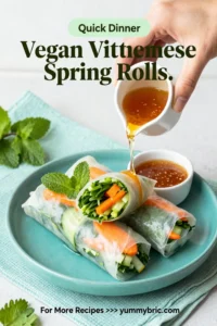 Vegan Vietnamese Spring Rolls: 5 Minutes to Pure Joy