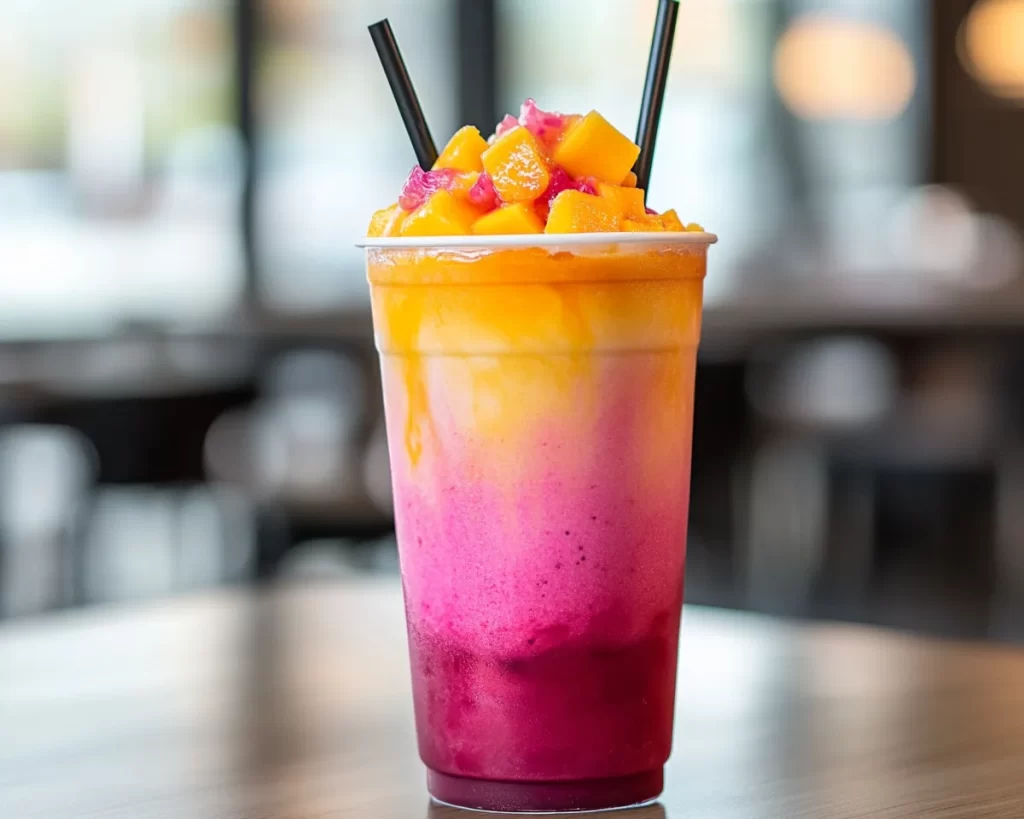 Starbucks Drinks: Dragon Drink Mango Dragonfruit Copycat in 5 Minutes