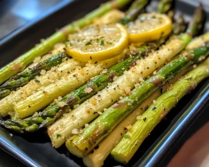 Easter Side Dishes: Lemon Parmesan Roasted Asparagus for Easter Brunch in 20 Minutes