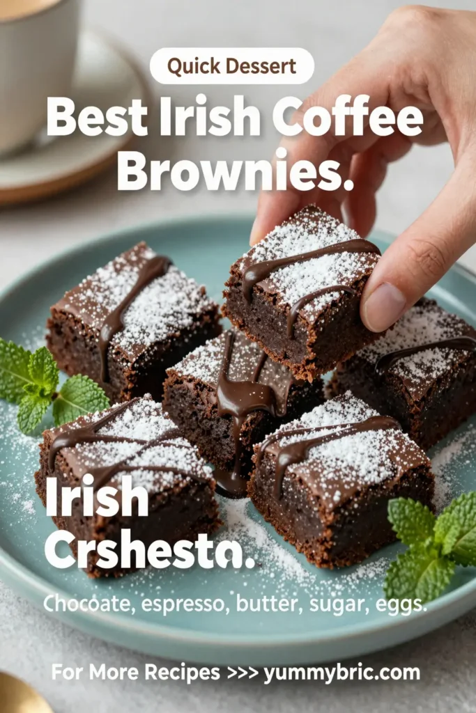 Best Irish Coffee Brownies