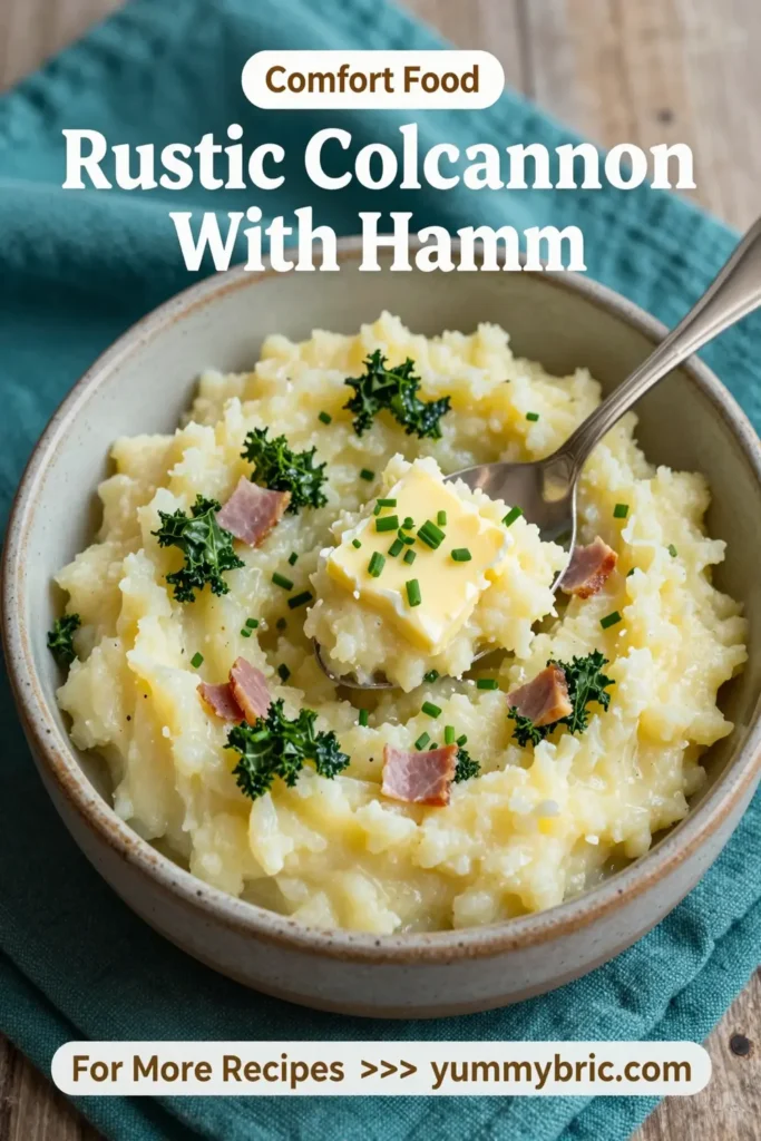 Rustic Colcannon With Ham