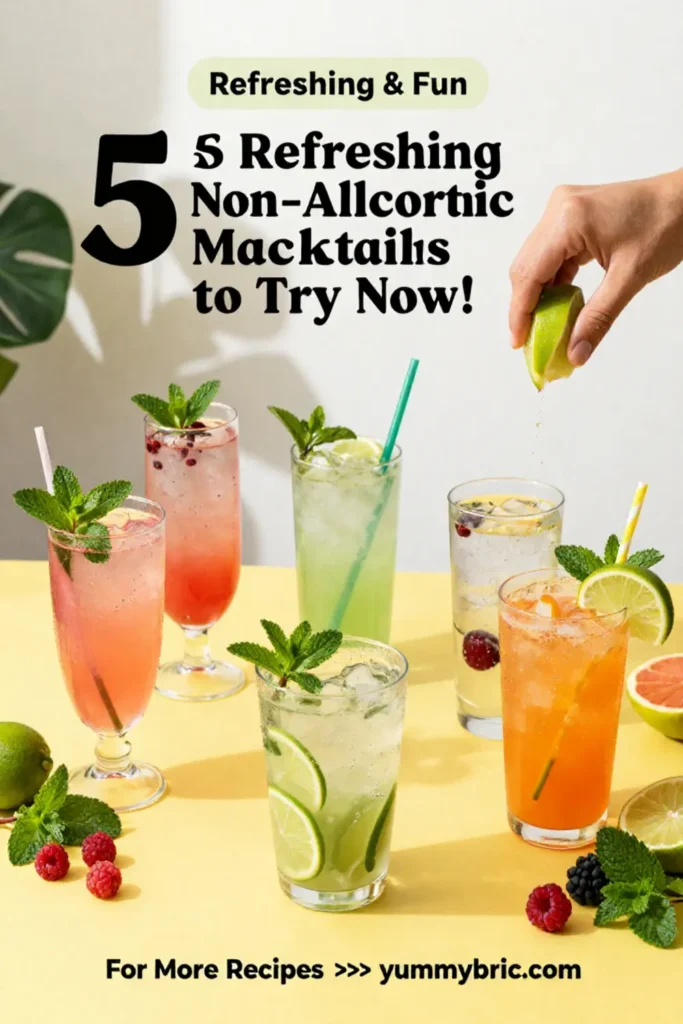 5 Refreshing Non-Alcoholic Spring Mocktails to Try Now!