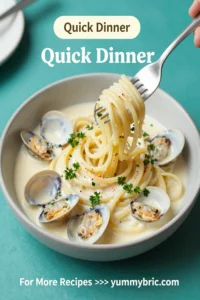 Creamy Linguine With White Clam Sauce