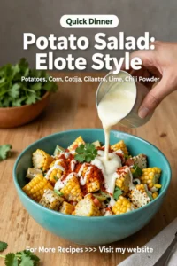 Potato Salad: Elote Style Mexican Street Corn Potato Salad in 20 Minutes