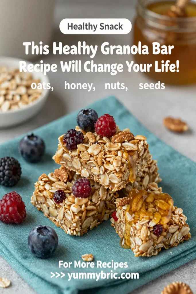This Healthy Granola Bar Recipe Will Change Your Life!