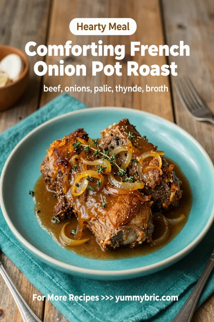 Comforting French Onion Pot Roast