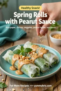 Spring Rolls with Peanut Sauce Recipe to Wow Your Guests!