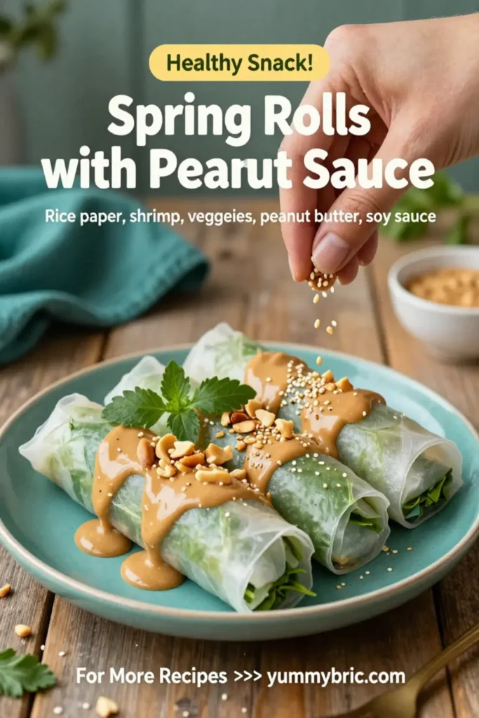 Spring Rolls with Peanut Sauce Recipe to Wow Your Guests!